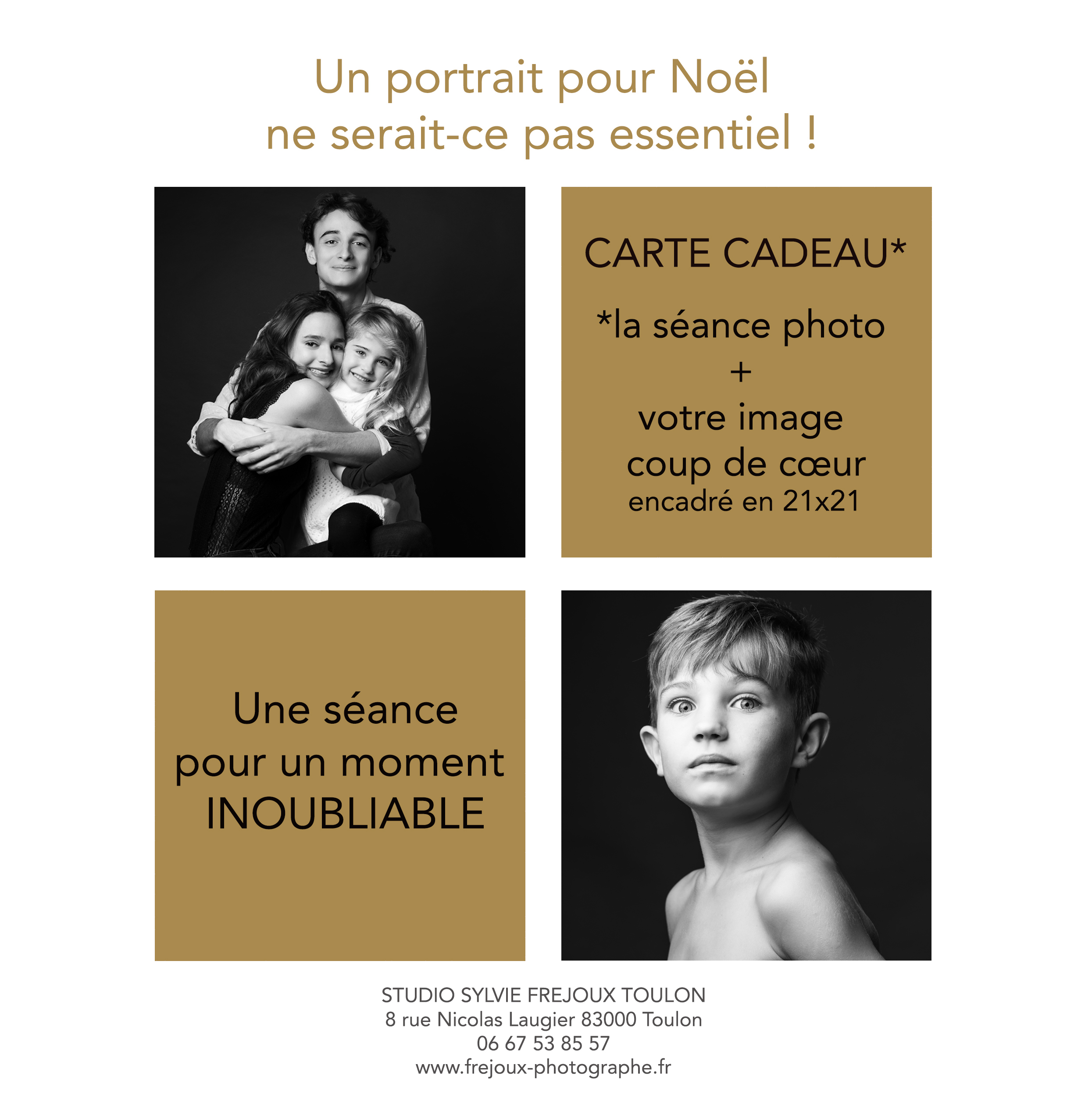 Offrez une séance photo pour Noel